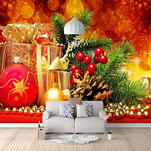 FCMBEJ 3D Tapete Modische Weihnachtsgeschenke Selbstklebend Wandbild Tv Wand Hintergrund Wand Wohnzimmer Schlafzimmer Tapeten Für Wände Fototapete 3d Effekt Tapeten 400x280 cm (B x H)