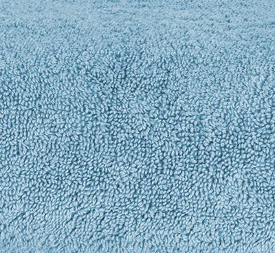 Bananalu Badvorleger Badematte Qualität 100% Baumwolle, Hellblau, Placid Blue 15-3920, 50x70cm, 700g/m2, 2 Stück