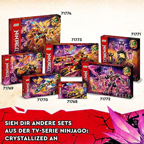 LEGO 71774 NINJAGO Lloyds Ultragolddrache, Set mit Drachen-Figur und 9 Mini-Actionfiguren inkl. Lloyd, Kai und Zane, Spielzeug für Kinder ab 9 Jahren, Geschenk für Mädchen und Jungen