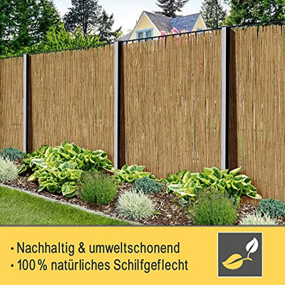 Sol Royal Schilf Sichtschutz Zaun 90x600 cm SolVision S36 - langlebiger & witterungsbeständiger 100% Schilfrohr Sicht Schutz Indoor & Outdoor für Balkon, Terrasse, Garten - Windschutz & Sonnenschutz