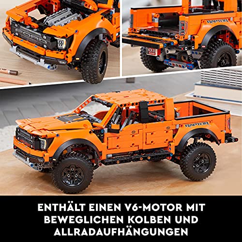 LEGO 42126 Technic Ford F-150 Raptor Pick-Up-Truck, Modellauto Für Erwachsene, Exklusives Sammlermodell, Idee