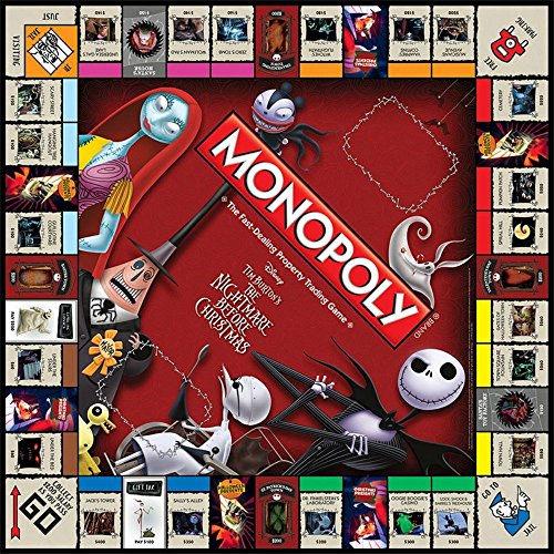 Monopoly Nightmare Before Christmas Board Game