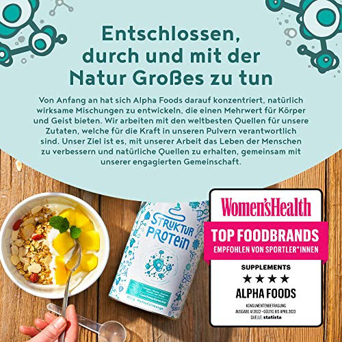 Strukturprotein - Collagen mit Marine Elastin, Hyaluronsäure, Keratin und Silicea - Kollagen Hydrolysat Peptide Type I, II, III & IV - Geschmacksneutral - 450g Collagen Pulver