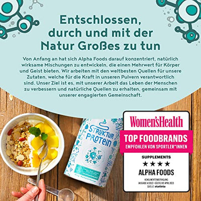 Strukturprotein - Collagen mit Marine Elastin, Hyaluronsäure, Keratin und Silicea - Kollagen Hydrolysat Peptide Type I, II, III & IV - Geschmacksneutral - 450g Collagen Pulver