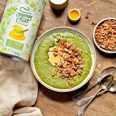 Morning Fuel - Breakfast Smoothie Bowl - Haferflocken/Porridge - Mit Vanille und Matcha - Veganer, Nährstoffreicher, Frühstücksersatz