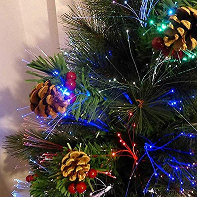 Weihnachtsbaum Künstlich Weihnachtsbaum Pine Fiber Baum Weihnachtsbaum mit Tannenzapfen und roten Beeren | geeignet for Hotels, Einkaufszentren Weihnachtsdeko Weihnachtsdeko künstlicher Weihnachtsbaum