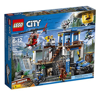 LEGO City Mountain Police Headquarters 60174 Building Kit (663 Piece)