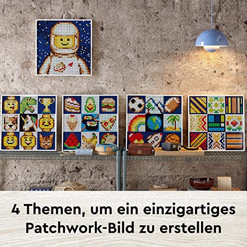 LEGO 21226 Art Gemeinsames Kunstprojekt, Canvas-Wanddeko, kreative Tätigkeit, Weihnachtsgeschenkidee für Kinder, Erwachsene, Familien, Mosaik Bastelset