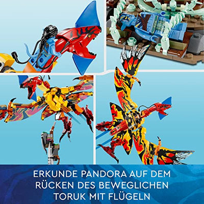 LEGO 75574 Avatar Toruk Makto und der Baum der Seelen, Bauspielzeug mit 4 Minifiguren, im Dunkeln leuchtende Pandora Szenarien, 2022 Film Set