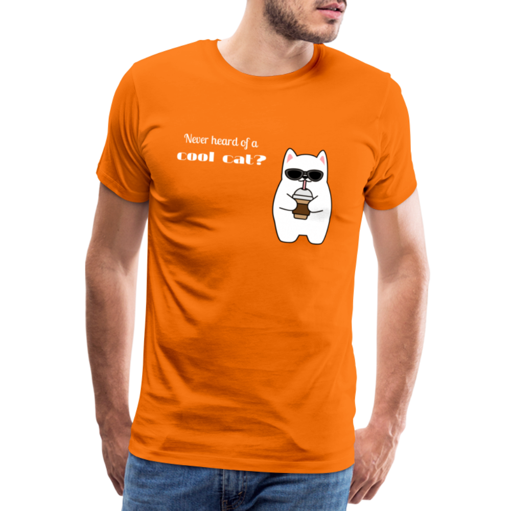 Männer Premium T-Shirt - Orange