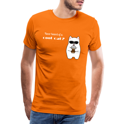 Männer Premium T-Shirt - Orange